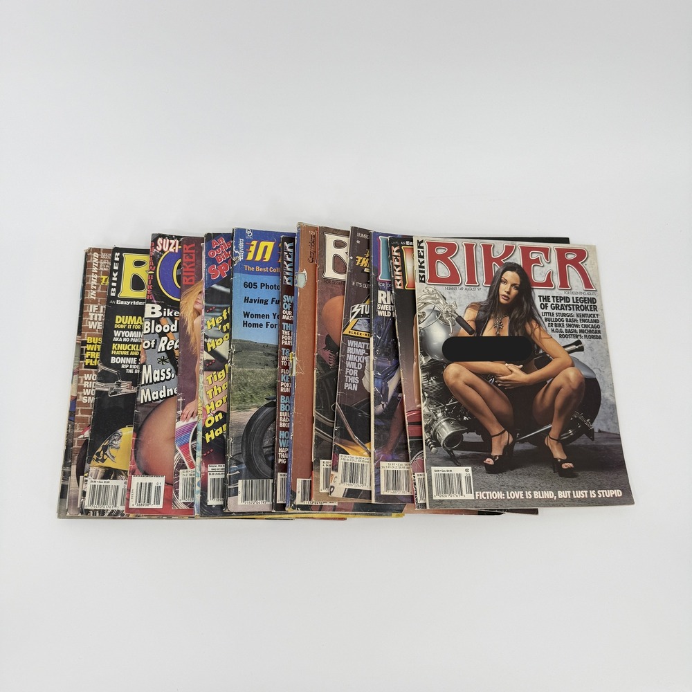 Vintage Biker Magazine Lot 17 Easyriders In The Wind Outlaw Biker 1980s 1990s